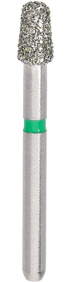 Di Green Short Tapered Flat Round Corner ( Inlay / Onlay ) Bur Size 025